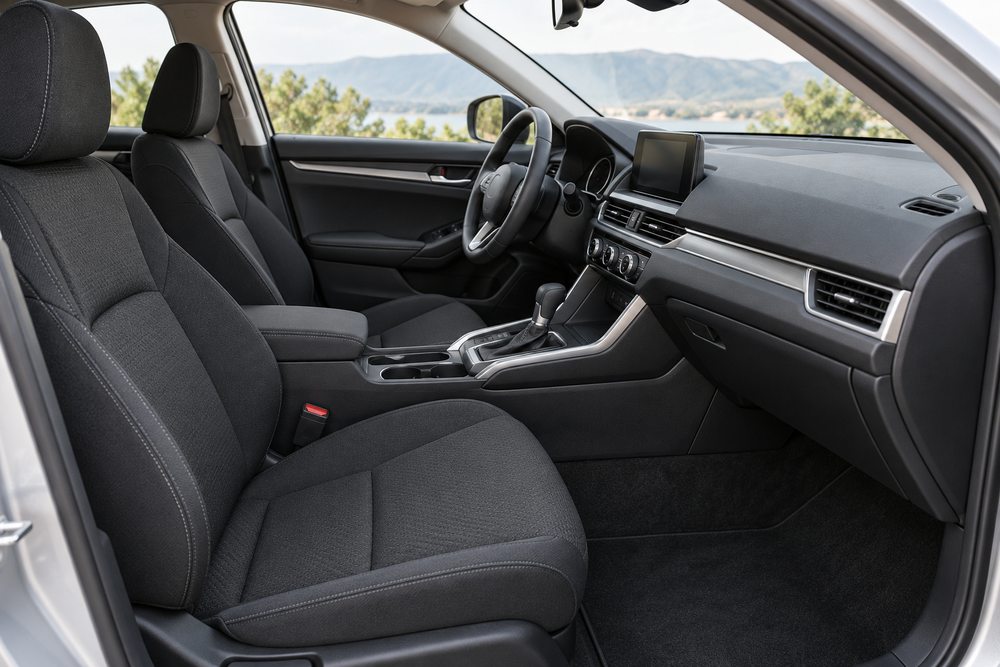 Representative generic vehicle interior; not a specific rental