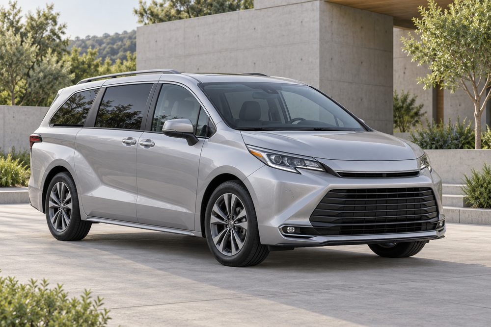 Representative minivan photograph; not this listing