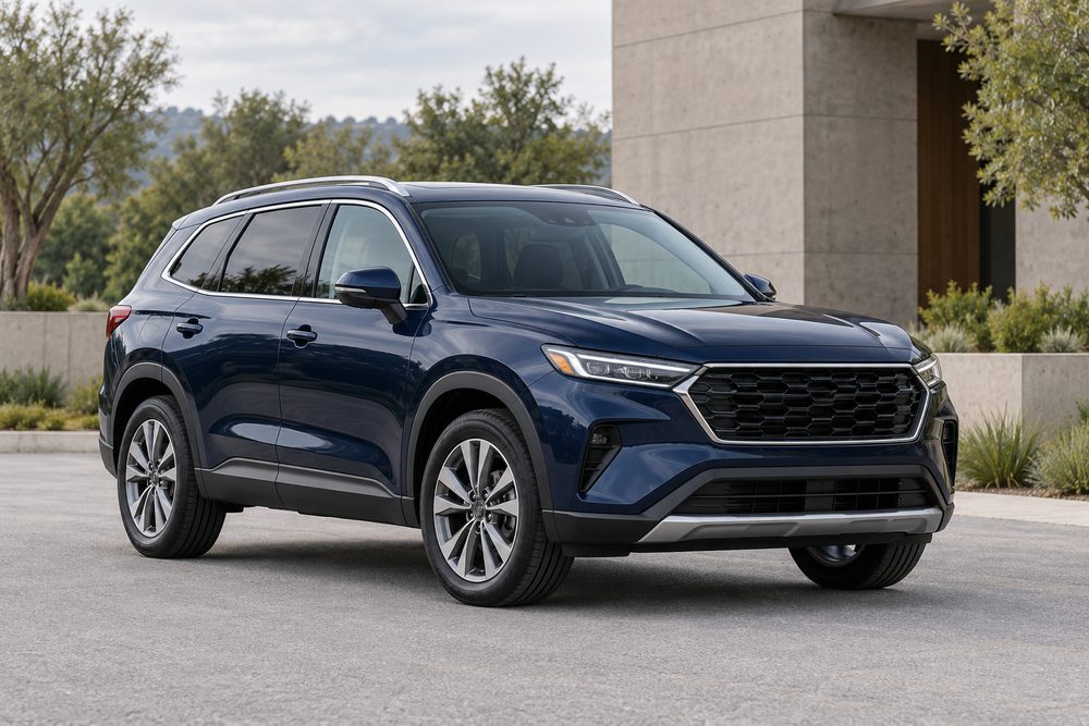 Representative blue SUV